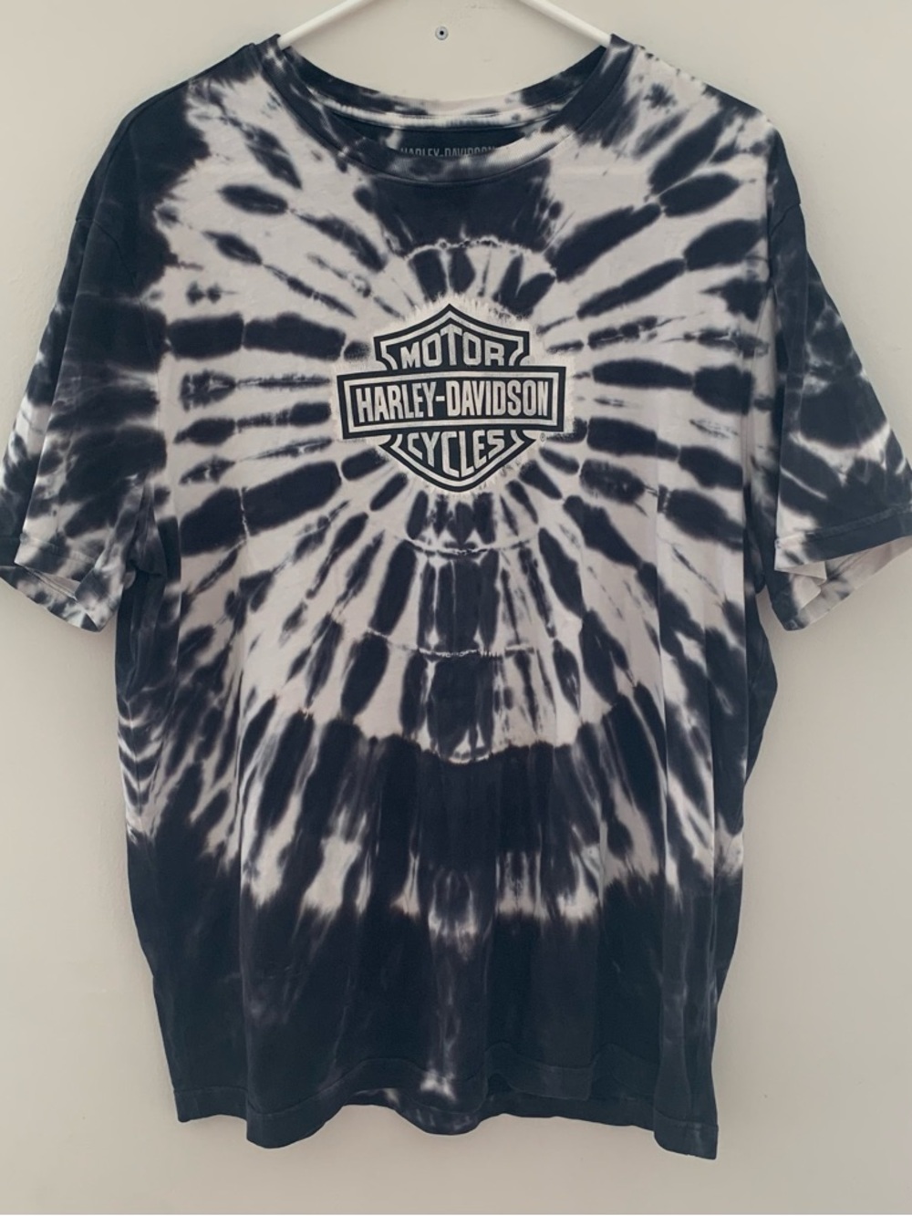 Harley-Davidson Tie Dye Short Sleeve Shirt Size: L